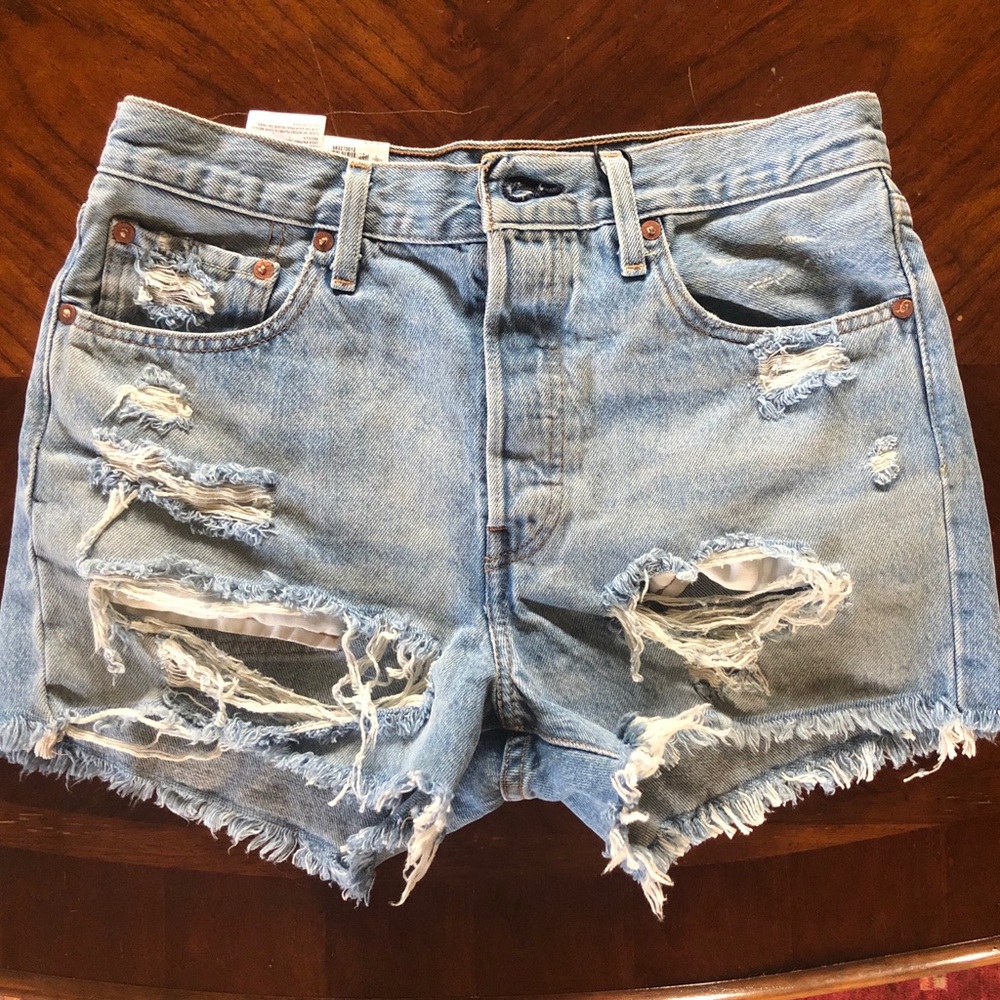 Levi’s 501 denim shorts NWT